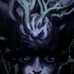 LumiPoster — Disco Elysium - face and blue flames