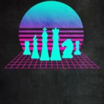 LumiPoster — الشطرنج - غروب النيون