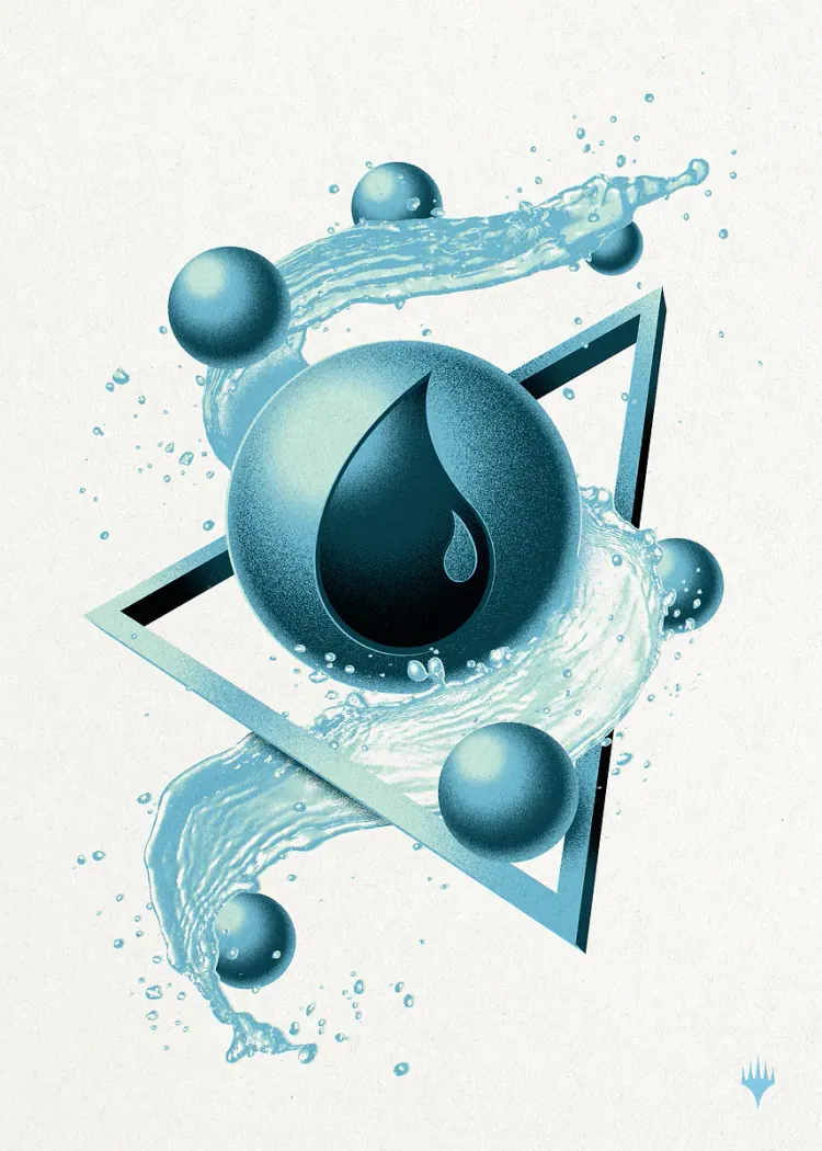 lumi-boards-gaming-37706987b13a7f25-1.webp LumiPoster — Magic — Water Mana - Image 1
