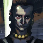 LumiPoster — Disco Elysium - Portrait Gold Necklace
