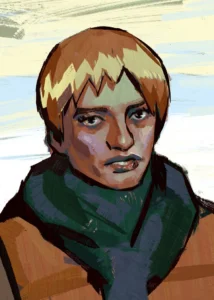 LumiPoster — Disco Elysium - Portrait of the Green Scarf