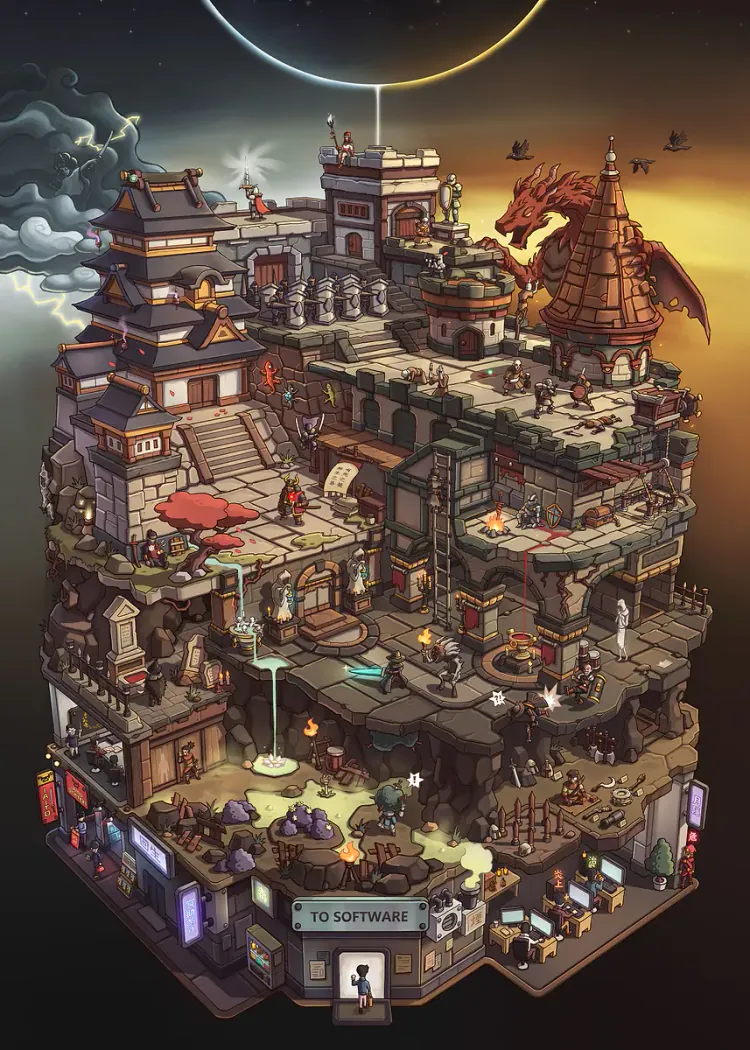 lumi-boards-gaming-685b383fb18b1ab8-1.webp LumiPoster — FromSoftware's microcosms - Image 1