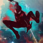 LumiPoster — Miles Morales - Leap City