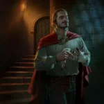 LumiPoster — Gwent noble at the stairs
