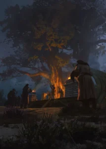 LumiPoster — Gwent meeting at the night tree