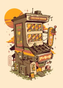 LumiPoster — Arcade game house