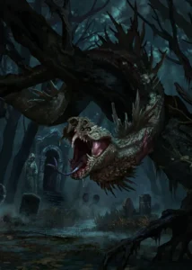 LumiPoster — The Witcher Swamp Monster