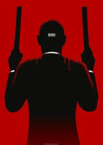 LumiPoster — Hitman - shadow and barcode