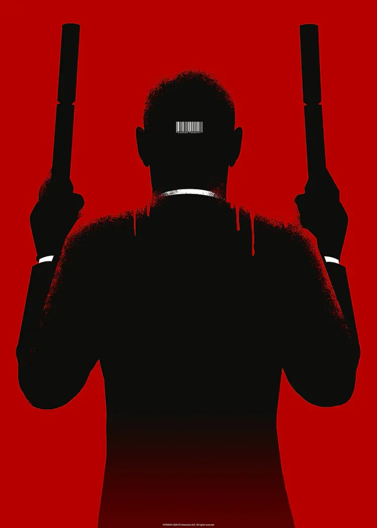 lumi-boards-gaming-8a106f2f3adaf036 LumiPoster — هيتمان - ظل ورمز شريطي - الصورة 1