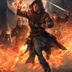 LumiPoster — Gwent is a wizard in the flames