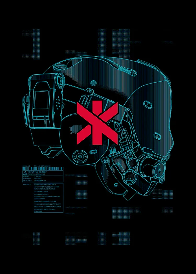 lumi-boards-gaming-9c23be91e5cabf4a-1.webp LumiPoster — Cyberpunk helmet technology diagram - Image 1