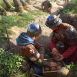 LumiPoster — Gwent soldiers preparing traps
