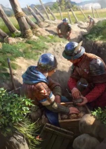 LumiPoster — Gwent soldiers preparing traps