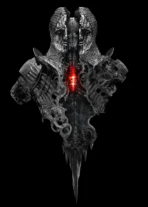 LumiPoster — Mortal Shell glowing blade