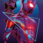 LumiPoster — Miles Morales - Geometric Portrait