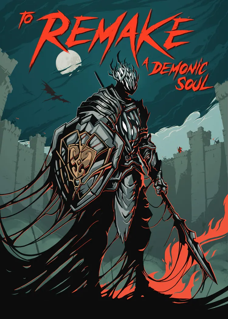 lumi-boards-gaming-b599d8362f939bde-1.webp LumiPoster — Demon Souls - Armored Warrior - Image 1