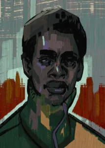 LumiPoster — Disco Elysium - Portrait with the Green Jacket