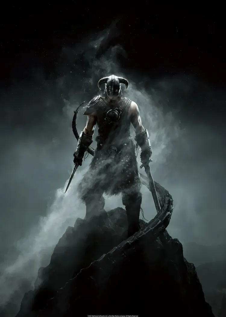 lumi-boards-gaming-baeb078c3163d3bc-1.webp LumiPoster — Skyrim - Warrior of the Mist - Image 1