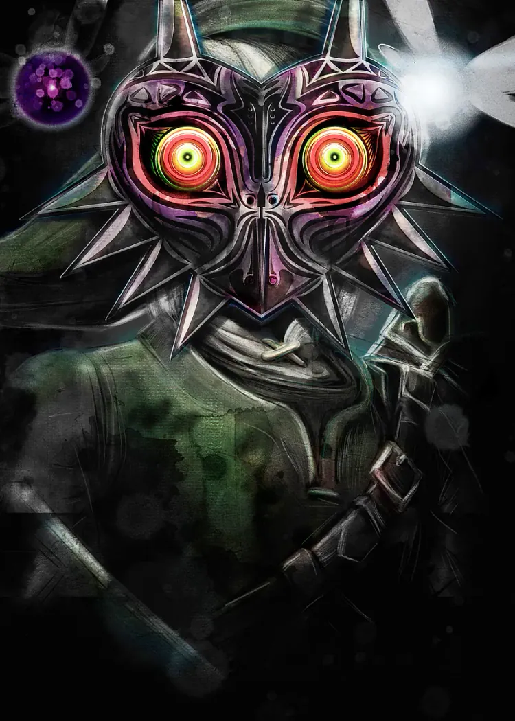 lumi-boards-gaming-bf96674621c2ce3c LumiPoster — زيلدا — حامل قناع ماجورا - الصورة 1