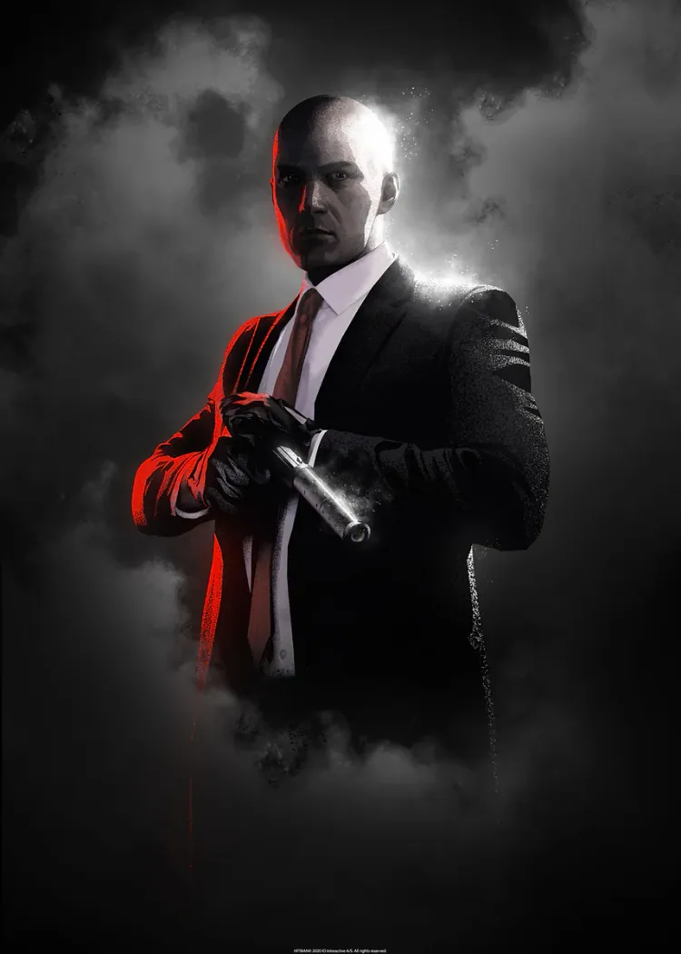 lumi-boards-gaming-cc733af59d6298a4 LumiPoster — هيتمان - استعداد وسط الدخان - الصورة 1
