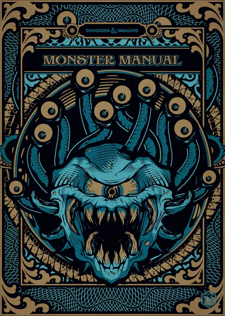 lumi-boards-gaming-cd72ce4f804f3722-1.webp LumiPoster — Dungeons & Dragons - Monster Guide - Image 1