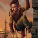LumiPoster — Gwent rope climber