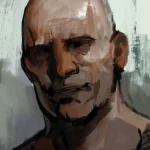 LumiPoster — Disco Elysium - Portrait of a Bald Man