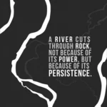 LumiPoster — Perseverance breaks through rock