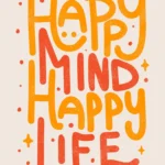 LumiPoster — Happy mind - happy life
