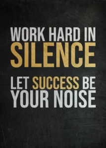 LumiPoster — Work in silence and let your success speak