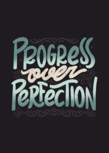 LumiPoster — Progress is more important than perfection