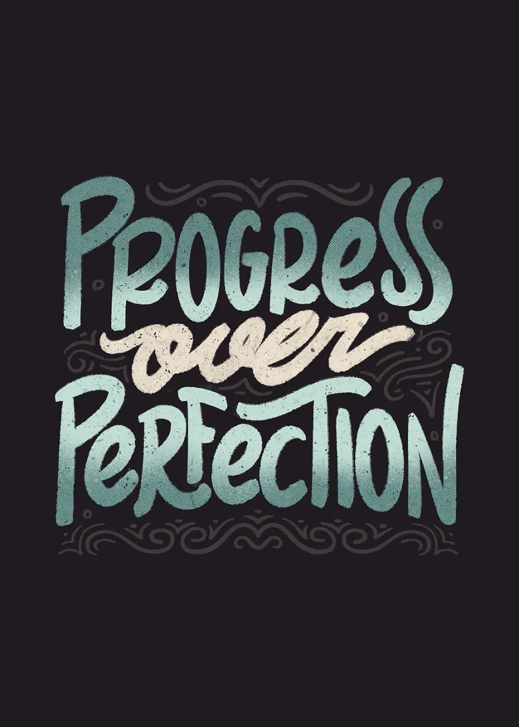 lumi-boards-motivation-492a7b2a29797f43 LumiPoster — التقدم أهم من الكمال - الصورة 1