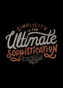 LumiPoster — Simplicity is the utmost sophistication