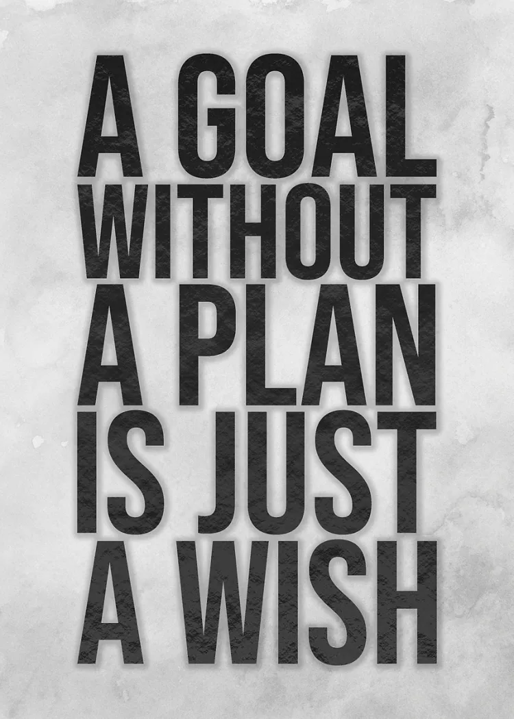 lumi-boards-motivation-d4bc098258d2b90b LumiPoster — الهدف دون خطة مجرد أمنية - الصورة 1