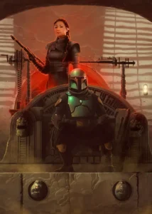 LumiPoster — The Book of Boba Fett - The Throne