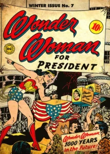 LumiPoster — Wonder Woman for President Classic Hardcover
