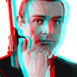 LumiPoster — James Bond - Portrait in Double Colours