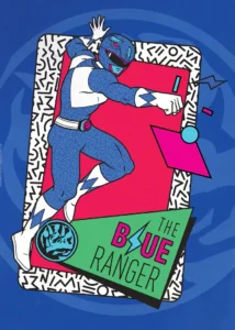LumiPoster — Power Rangers - Classic Blue Ranger