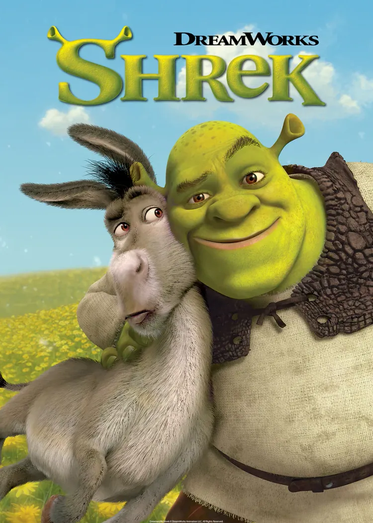 lumi-boards-movies-0c5b50871dc5cbce-1.webp LumiPoster — Shrek and Donkey hug - Image 1