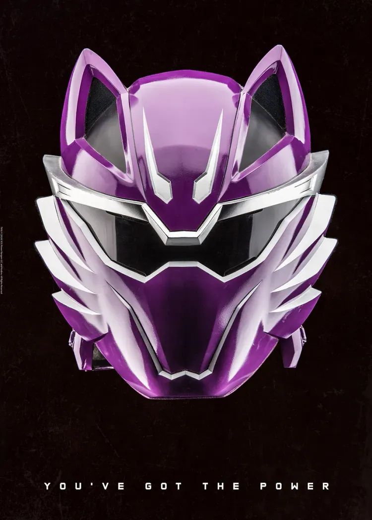 lumi-boards-movies-0cd07acf337bf326-1.webp LumiPoster — Power Rangers - Purple Wolf Helmet - Image 1