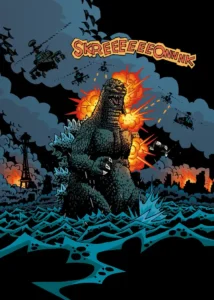 LumiPoster — Godzilla - City Waves