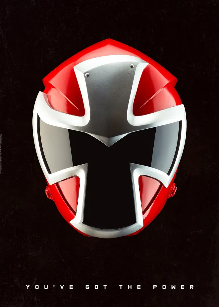 lumi-boards-movies-206b2a8ab328fb22-1.webp LumiPoster — Power Rangers - Red Ranger Silver Helmet - Image 1