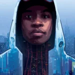 LumiPoster — مايلز موراليس بورتريه المدينة