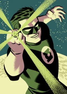LumiPoster — Green Lantern Ring Beam