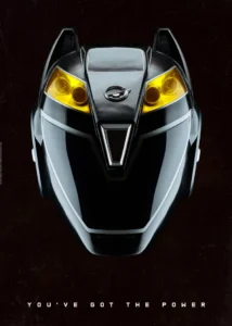 LumiPoster — Power Rangers - Black Ranger Robotic Helmet