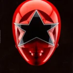 LumiPoster — Power Rangers - Red Star Helmet