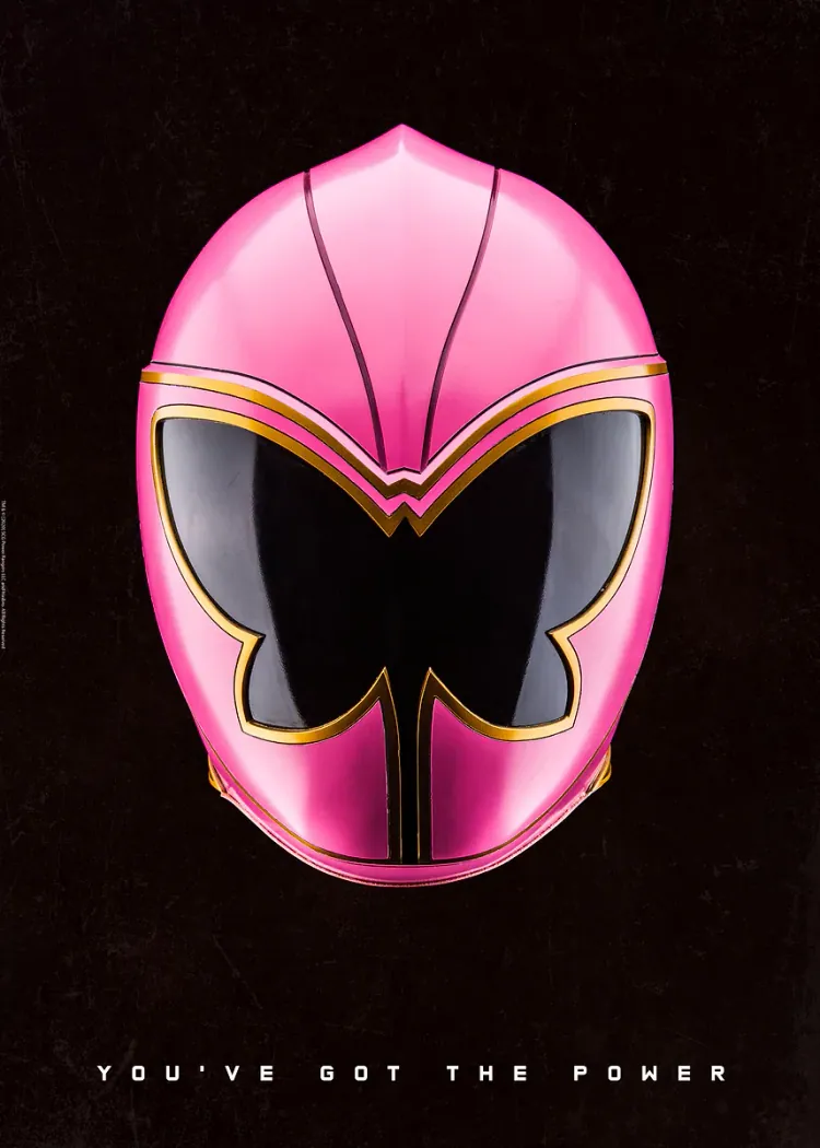 lumi-boards-movies-4fa8c2552b983971-1.webp LumiPoster — Power Rangers - Pink Butterfly Helmet - Image 1