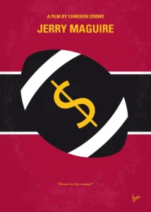 LumiPoster — Jerry Maguire - football and dollar sign