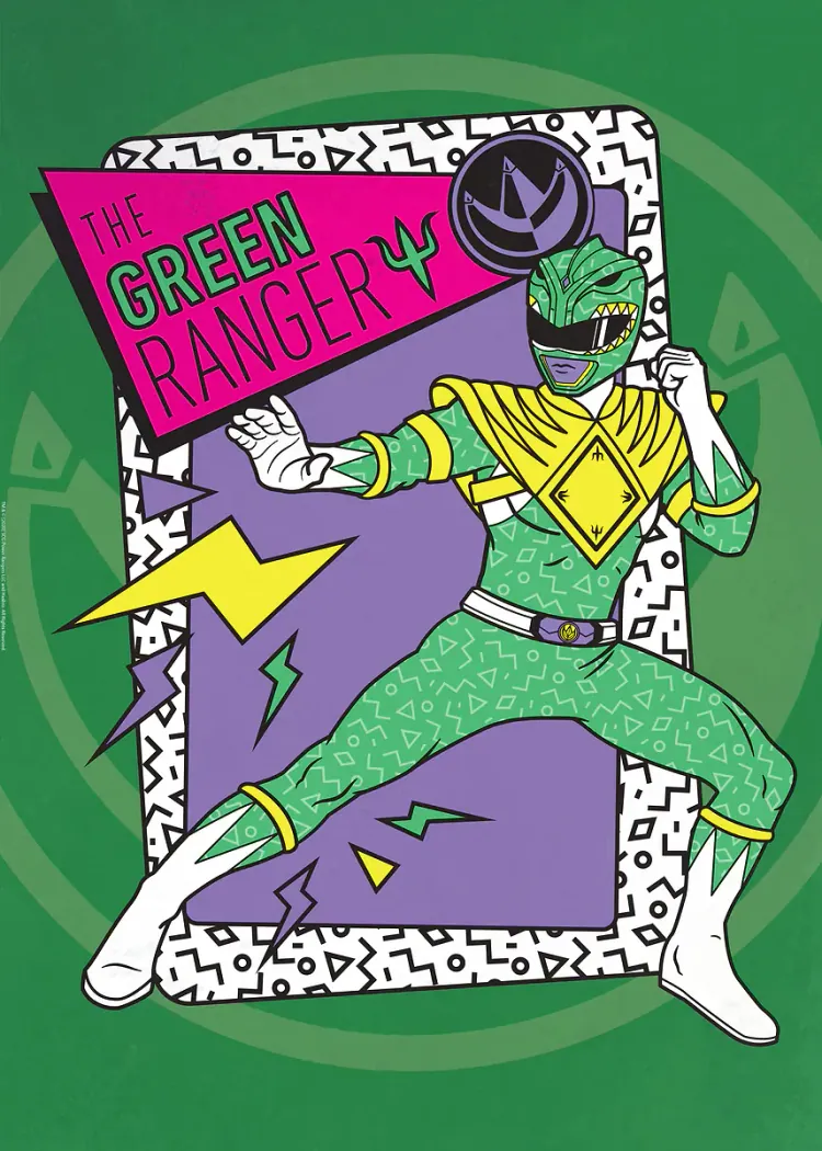 lumi-boards-movies-51c40988ee4961a9-1.webp LumiPoster — Power Rangers - Classic Green Ranger - Image 1