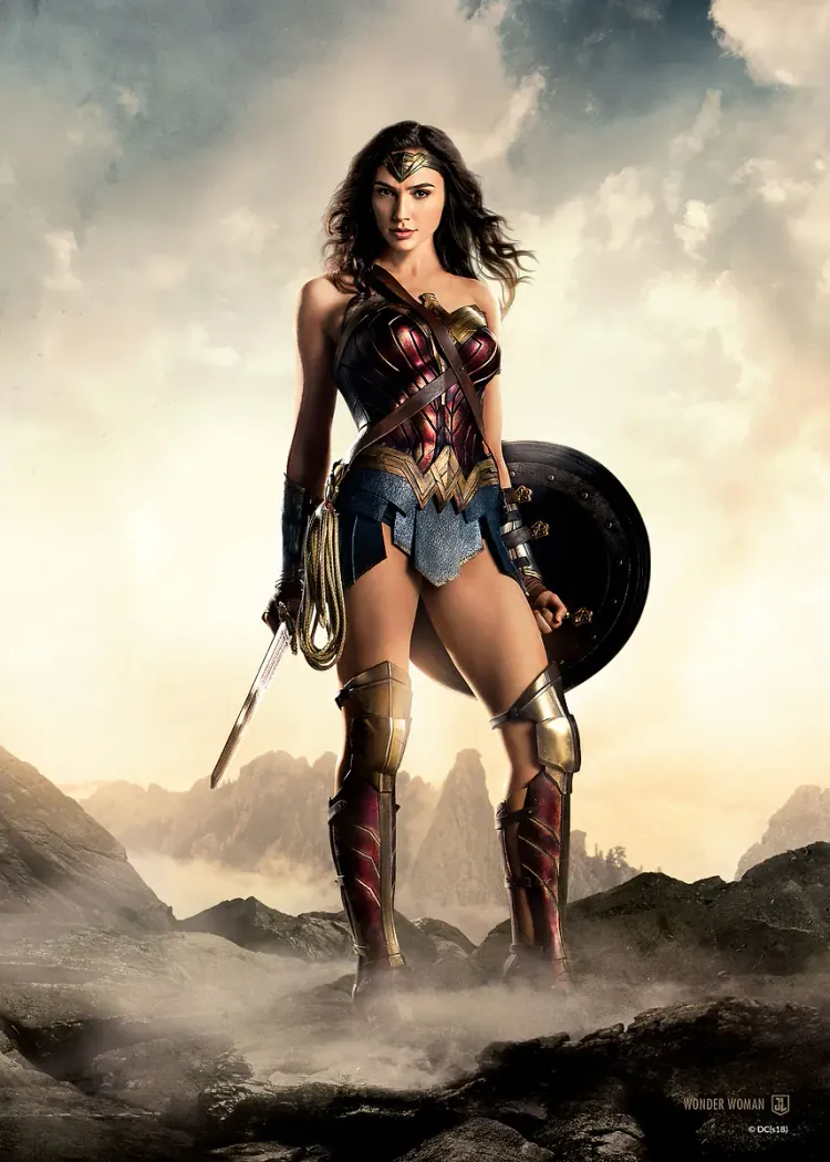 lumi-boards-movies-52b8eb80a03fd91c-1.webp LumiPoster — Wonder Woman on the rocks - Image 1